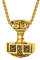 U7 Gold Necklace Thor Hammer Pendant Mens Necklaces Viking Jewellery