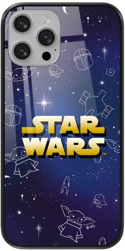 ERT GROUP Handyhülle für Apple iPhone 12 Mini Original und offiziell Lizenziertes Star Wars Muster Baby Yoda 022 aus gehärtetem Glas, optimal an die Form des Handys angepasst, Schutzhülle