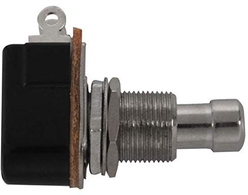 Nicfaky Pedale per chitarra 2 pin SPST Effetti momentanei Interruttore a pedale a pulsante