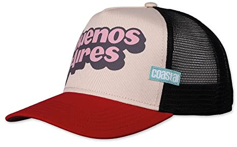 Coastal - Buenos Aires (Creme/Red) - Trucker Cap Meshcap Kappe Mütze Cappy Caps