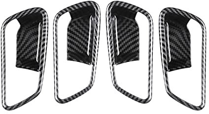 Vklopdsh Autoaufkleber aus Karbonfaser, Innen-Türgriff für 2022 Morning Picanto Door Bowl Handle Frame Sticker