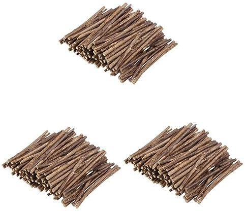 VILLCASE 300 Stk Holzscheite Für Diy Lolli-stäbchen Aus Holz Foto-requisiten, Krippen-weihnachtsschmuck Zweige Und Zweige Für Vasen Foto-stick Treibholz Äste Masse Sache Mini Kind Hölzern