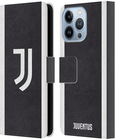 Head Case Designs Offizielle Juventus Football Club Third 2023/24 Match Kit Leder Brieftaschen Handyhülle Hülle Huelle kompatibel mit Apple iPhone 13 Pro