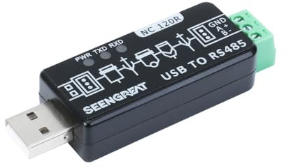 SEENGREAT USB to RS485 Converter, Industrial RS485 to USB Converter with Onboard Original FT232RL and SP485EEN, Multiple Protection Circuits, Stable Communication