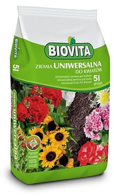 Blumenerde Universalerde Erde Pflanzerde Blumen Universal-Blumenerde Sack 5L