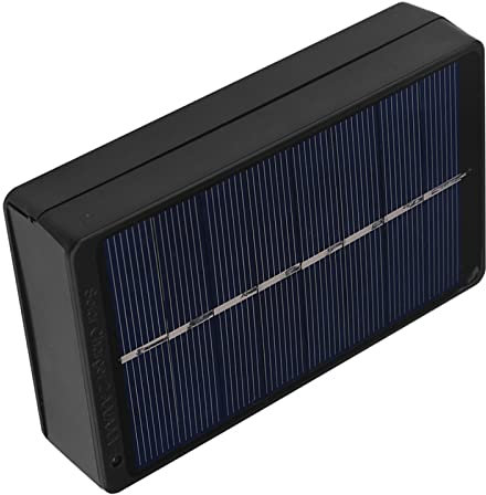 Portable Solar Panel Charger for AA AAA Battery, 1W 4V, Outdoor Charging Box, Solar Powered Battery Charger, Black