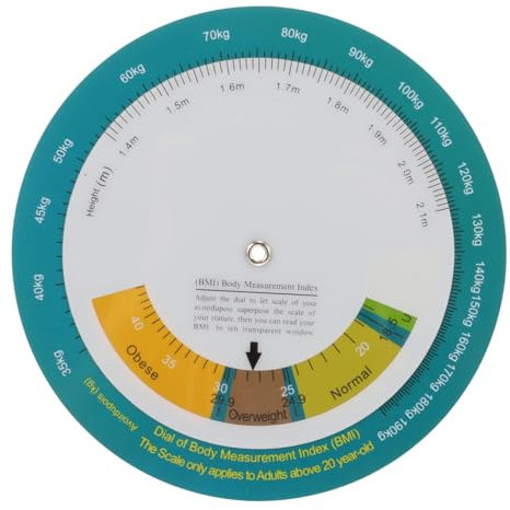 SOESFOUFU Bmi-indextabelle Für Frauen Gewichtsübersichtstabelle Bmi-rechnertabelle Für Männer Haushaltswaren Bmi-übersichtstool Einfache Wandmontage Schnelle Messung Gesundheitstabelle