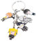 SXYNIO Deathnote Schlüsselanhänger Anime Schlüsselkette Cartoon Figur KIRA L Yagami Light Misa Anhänger Schlüssel Tasche Dekoration Zubehör Für Fans (B)
