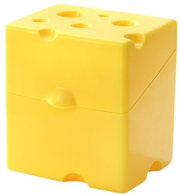 Cheesy Pod - Sliced Cheese Container for Fridge | Shredded Cheese Container | Cheese Storage Box with Lid | Food Storage Container Cheese Design | Freshness Box Sliced Cheese Container