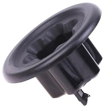 2 piezas de acoplamiento mezclador de motor de plástico para máquina de procesamiento, accesorios compatibles con Thermomix TM31, rotación de transmisión, color negro, 45 x 30 mm