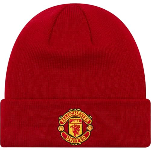 New Era ERA Essential Y Cuff Beanie MANUTD Sca, rot, Einheitsgröße
