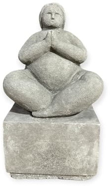 OriginalPaul Skulp & Betondesign Yoga Dame auf Sockel