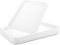 MUXHEL 6 Piezas Bandeja de Plástico, 33 x 24 cm, Bandejas para Servir Comida, Bandeja plástico Rectangular, Bandeja Comida rápida, bandejas plastico, Color Blanco