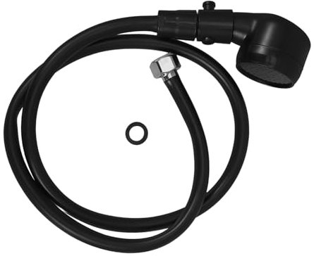 DIYEAH 1Satz Duschkopf Set mit Flexiblem Hochdruck Wassersparend mit Stoppfunktion Einfache Installation für Badezimmer Design für Komfortables