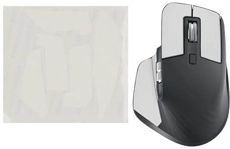 kwmobile Gaming Maus Grip Tape kompatibel mit Logitech MX Master 3S Maus - Rutschfestes Griffband für PC Maus - Weiß