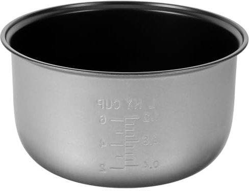 Cabilock Reiskocher-Innentopf Aus Aluminiumlegierung Wiederverwendbarer Kochtopf Für Den Täglichen Gebrauch Reiskocher Zubehör Als Ersatz Für Alten Innentopf Für Reis Und Suppe 8.27 Zoll