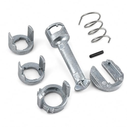 SHYSBV Türschloss Reparatursatz Reparatursatz für Türschlosszylinder für E46 3er 1998-2005 Zylinderreparatur Set vorne links und rechts Originalgetreue Passform