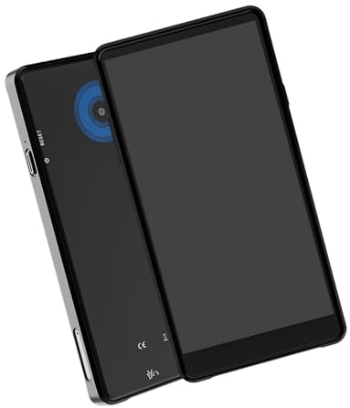 Uqezagpa 5Inch Multimedia MP4 Player Bluetooth-compatible 16MP Camera 64GB Expandable Storage Battery Portable