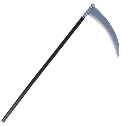 RCULWPLP Accesorio de Disfraz de Halloween para Cosplay, Juguete Fácil de para Fiestas de Halloween, Accesorio Versátil Y Realista para Niños, Hoz