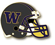 aminco NCAA Helm Pin, Washington Huskies