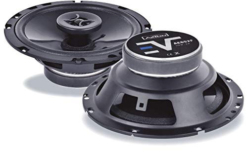 Axton AE652F: klangstarkes 16,5 cm / 6,5 Koaxial System, Autolautsprecher zum Einbau in die Heckablage, Linke und rechte Hintertür, Linke und rechte Vordertür, 110 Watt, schwarz