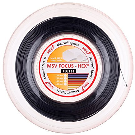 MSV Saitenrolle Focus-HEX Plus 38, Schwarz, 1,20 mm, 0355260135200006