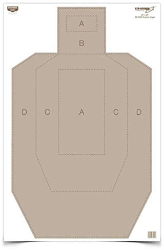 Birchwood Casey Eze-Scorer IPSC Practice Target (Per 5), 23 x 35-Inch