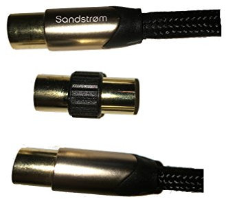 Sandstrom GOLD Series Aerial Lead with Adaptor - 2 Metre