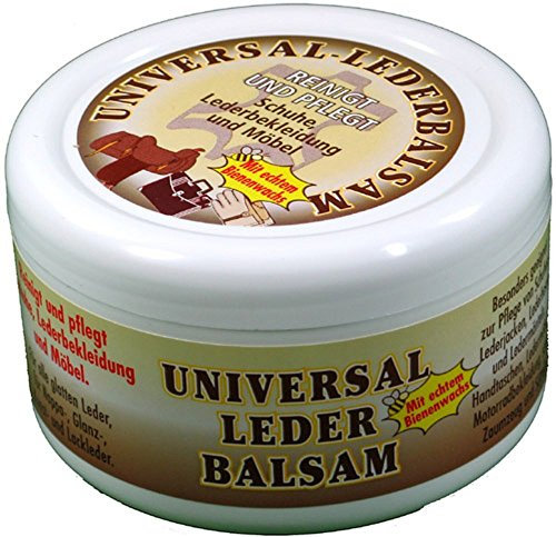 Universal Lederbalsam 250ml Reinigt und pflegt Lederbekleidung, Schuhe und Möbel mit echtem Bienenwachs