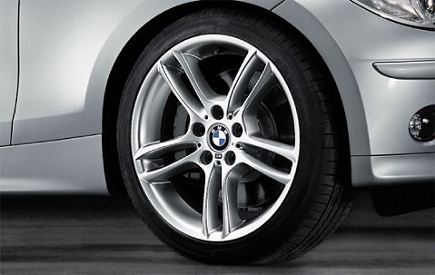BMW Genuine Light Alloy Wheel Rim Reflex Silver 7.5J 18 ET 49 36117891050
