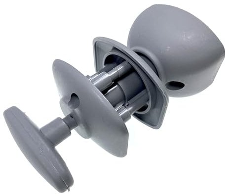 W4 Quick Release Barrel Door Retainer Grey - Caravan Door Stop, Door Catch, Magnetic Door Holder, Motorhome Accessories, Caravan Door Retainer, Outdoor Door Stop, Patio Door Hold Open Clip