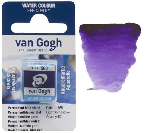 Van Gogh Aquarellfarbe Perm. Blauviolett, 1/2 Napf [Spielzeug]