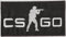 Counterstrike CSGO Gamer Patch Go global Offensive US Counter Terrorist Unit Zocker Aufnäher mit Stickerei zum aufnähen, Computerspiel Applikation für Mousepad/Tasche/Jacke, 130x70mm