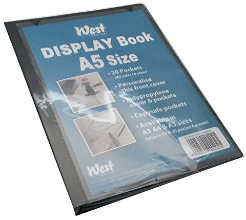 Westfolio DKDBA520 Porte-vues A5 Noir