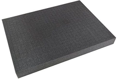 HMF 1451-45 Espuma Personalizable Precortada, Inserciones de Espuma para Cajas, 440 x 320 mm, Tabletop, Altura: 45 mm
