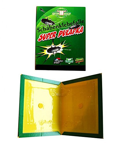 10 x Heimchenfalle Klebfalle im DIN A4 Format inkl. Lockstoff Köder