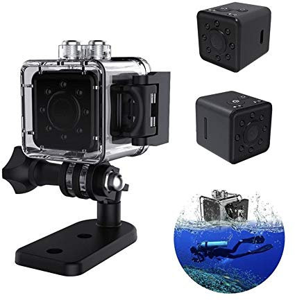 Mini Camera WiFi SQ13, WiFi Camera?Mini Camera, Mini cam 1080P HD Video Camera with IR Night Vision Motion Detection SQ11 SQ12 Upgrade HD Camcorder Small Camera,Sports Mini DV Video Recorde(Red)