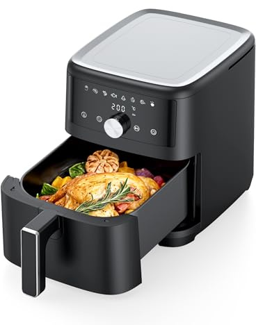 Innsky IS-EE003 Friggitrice ad Aria Calda XXL da 5,5 l, Plastica