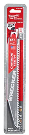 Milwaukee Lame de scie sabre 230 x 6 mm Denture HM