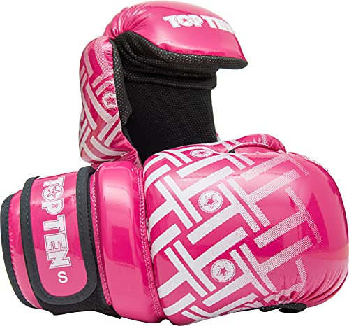 TOP TEN Pointfighter „Glossy Block Prism” – pink, Gr. S, Kickboxen
