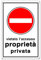 Cartello proprietà privata - Cartelli vietato l'accesso – Divieto! Non entrare! - Plastica (20x30 cm) (1 Pezzo Cartello Proprietà Privata)
