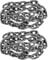 Haconba 2 Pack 6 Feet Halloween Chains Plastic Chains Props Decoration Prison Chain for Halloween Party Decoration Cosplay Accessory
