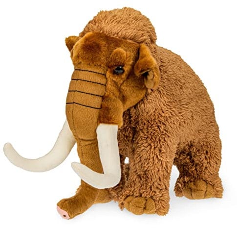 Uni-Toys - Mammut, groß - 29 cm (Höhe) - Plüsch-Elefant, prähistorisches Wildtier - Plüschtier, Kuscheltier