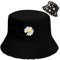 Hocaies Fischerhut Bucket Hat Sonnenhut Herren Damen Fischerhüte Sonnenhut Mädchen Faltbar Sonnenhüte Unisex Anglerhut Fischermütze für Outdoor Wandern Camping (Gänseblümchen 01)