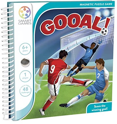 smart games - Gooal!, Magnetic Puzzle Game with 48 Challenges, 6+ Years