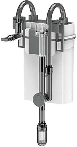 JinKeHong Aquarium-Hang-On-Filter, 80 GPH, doppelter Wasserfall-Suspensions-Sauerstoff-Hang-On-Filter mit Ölfilm entfernen und Drehregulierventil, wasserfreier Schutz, für Aquarien
