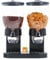 Distributeurs de Céréales - Cornflakes Dispenser - Noire - Contenants de Céréales - Avec 2 contenants -Distributeur de cornflakes pour le petit déjeuner- Petit-déjeuner - Outils de Cuisine (Noir)