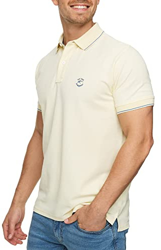 Indicode Herren Wallo Zeitloses Poloshirt aus 100% Baumwolle mit Polokragen | Klassisches Herrenshirt aus weicher Baumwolle, Polohemd, Kurzarmhemd, Sommershirt, Freizeitshirt, Baumwollshirt für Männer