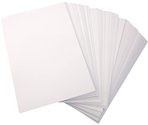 SOLUSTRE 50stücke Fotopapier Glänzend Beschichtetes Doppelseitig Bedruckbar Für Drucker Bildpapier Fotopapier Für Druckerpapier Weiß