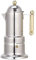 4 Tassen 200 ml Moka Herd Top Kaffeemaschine Edelstahl Espressomaschine Express Kaffeemaschine Moka Topf Hand Home Kaffeekanne Wasserkocher Teezubereitung (Farbe: Silber Größe: 200 ml) small gift
